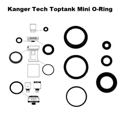 Ανταλλακτικά O-rings για το Kanger TopTank Mini